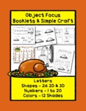 Thanksgiving Food - Booklets & Craft - Preschool Shapes Co