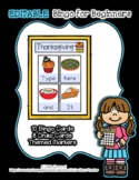 Thanksgiving Food - Supports 8 Words - Editable Bingo for 
