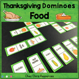 Thanksgiving Food Vocabulary Dominoes