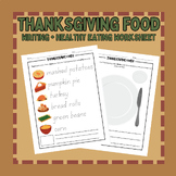 Thanksgiving Foods: Writing and Healthy Eating Differentia