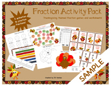 Thanksgiving Fraction Activity Pack FREEBIE