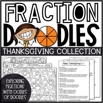 Preview of Thanksgiving Fractions Activities | Thanksgiving Fractions Color by Number