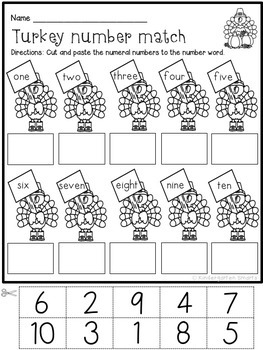 Thanksgiving Printables Free by Kindergarten Smarts | TpT