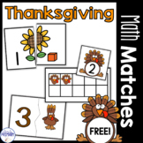 Thanksgiving Math Centers | Numbers 1-12 | FREE
