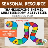 Literacy Games: Thanksgiving | Game Templates Multisensory