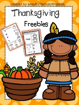 Thanksgiving Freebie by Saved by the Teaching Belle | TPT