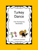 Thanksgiving Freebie - differentiated math sheets/ Letter 