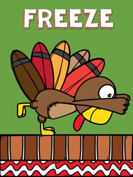 Turkey Freeze Dance, Turkey Brain Break, Movement Activity, Kids  Exercise