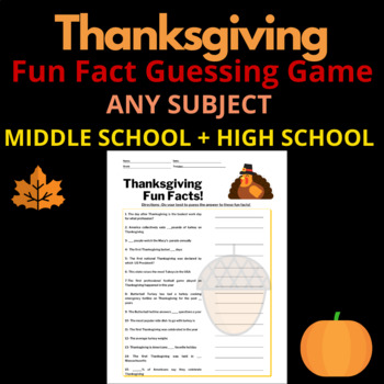 Survey Says Thanksgiving Edition, Thanksgiving Games