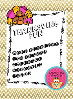 Preview of Thanksgiving Fun for the Common Core Classroom