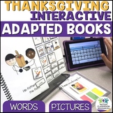 Thanksgiving Functional Interactive Adapted Books for Spec