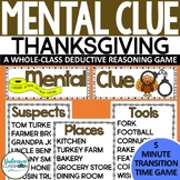 Thanksgiving Game | November Whole Group Transition Activi