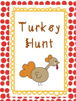 Preview of Thanksgiving Game Turkey Hunt (Letter Recognition)
