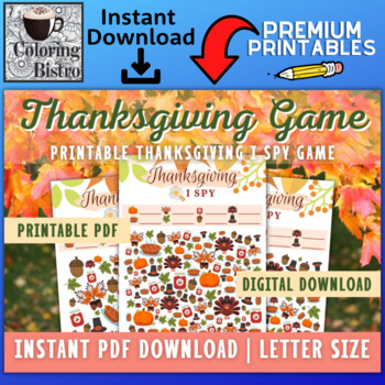 Bingo Trivia Emoji Pictionary Charades Would You Rather Thanksgiving Games Bundle I Spy Mega Custom Printable Fall Games Pack