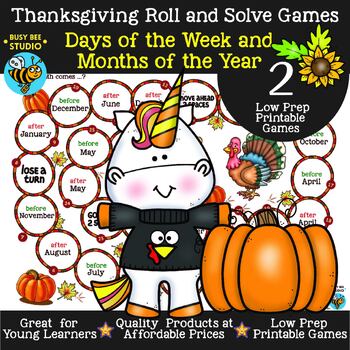 Months of the Year Game (I have, who has?) by Busy Bee Studio