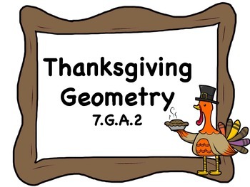 Preview of Thanksgiving Geometry
