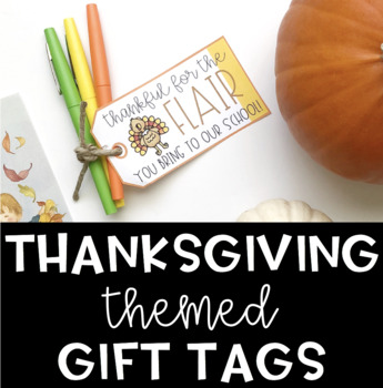 Preview of Thanksgiving Gift Tags