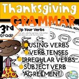 Thanksgiving Grade 3 Grammar Activities and Practice Verb 