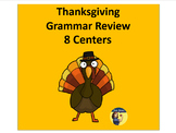 Thanksgiving Grammar Centers - 8 Centers