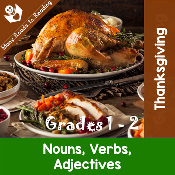 Preview of Thanksgiving Grammar | Parts of Speech