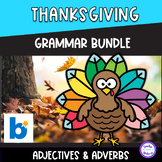 Thanksgiving Grammar Practice Bundle | Boom Cards