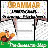 Thanksgiving Grammar Worksheets for Middle School