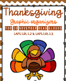 Thanksgiving Graphic Organizers