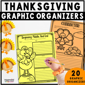 Preview of Thanksgiving Graphic Organizers