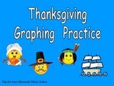 Thanksgiving Graphing Practice for Kindergarten