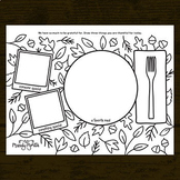 Thanksgiving Gratitude Doodle Coloring Activity Printable 
