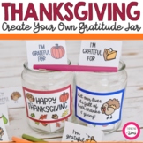 Thanksgiving Gratitude Jar - Create Your Own Gratitude Jar