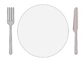 Thanksgiving/Healthy Eating Plate- Draw what you eat