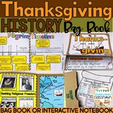 Thanksgiving History Bag Book/Interactive Notebook Kit