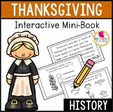 Thanksgiving History | Non-Fiction Interactive Mini-Book