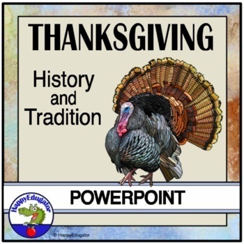 Preview of Thanksgiving History PowerPoint