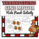 Thanksgiving Hole Punch Activity - Fine and Gross Motor Activity