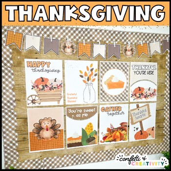 Preview of Thanksgiving Holiday Posters | Thanksgiving Bulletin Board
