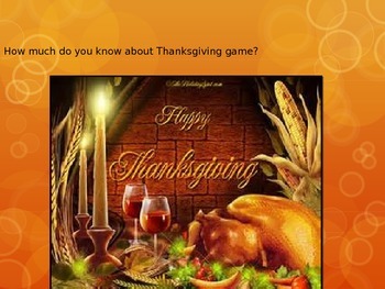 Preview of Thanksgiving- How Much do you Really Know about Thanksgiving?