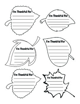 Thanksgiving - I AM THANKFUL FOR Activity by Porter's Classroom | TpT