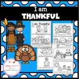 Thanksgiving I am Thankful Book (preschool to kinder)