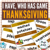 Thanksgiving I have who has Vocab Game - 35 cards ESL / Ne