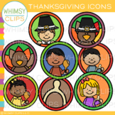 Thanksgiving Icons Clip Art