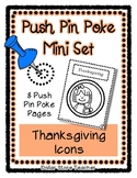 Thanksgiving Icons - Push Pin Poke Printable - 8 Pictures 