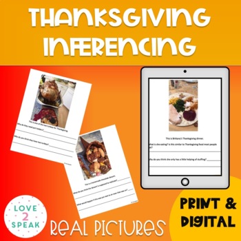 Preview of Thanksgiving Inferencing and Problem Solving