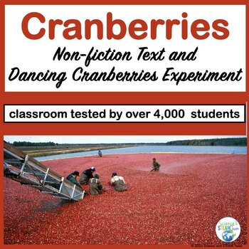 Preview of Thanksgiving Informational Reading about Cranberries with Science Experiment