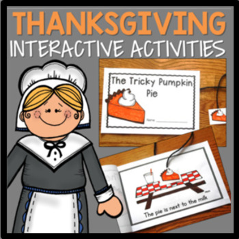 Thanksgiving Interactive Activities by 3 Little Readers | TpT