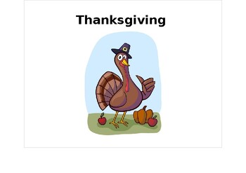 Preview of Thanksgiving Interactive Book