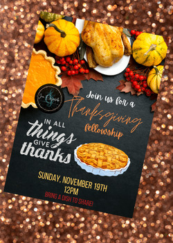 Thanksgiving dinner invitation Let's gather Thanksgiving -  Portugal