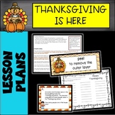 "Thanksgiving Is Here" by Diane Goode Read Aloud Lesson