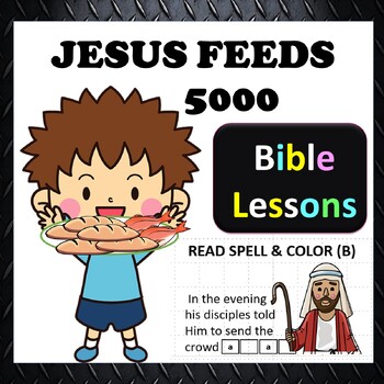 Preview of Thanksgiving Jesus Feed The Five Thousand Bible Lesson Activity